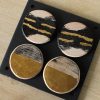 Black and Gold Tribal Coasters