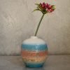 Rainbow Ceramic Bud Flower Vase