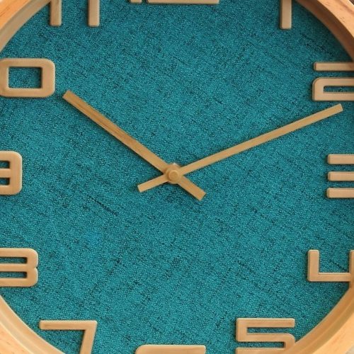 Turquoise Wall Clock