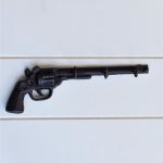 3 Hooks Rustic Cast Iron Gun Key Rack Holder