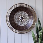 Mandala Aztec Pattern Moroccan Metal Wall Art