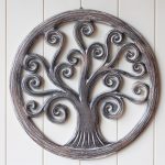 Hand Carved Tree Of Life Wooden Wall Art