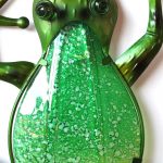 Climbing Green Tree Frog Metal Wall Art_7