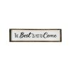 Best Is Yet To Come Rustic Farmhouse Sign Timber Wall Art