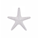Large White Sea Ocean Starfish Metal Wall Art