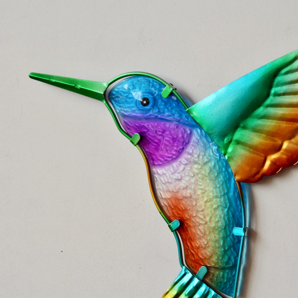 Hummingbird Metal Wall Art Australian Bird Hanging Decor