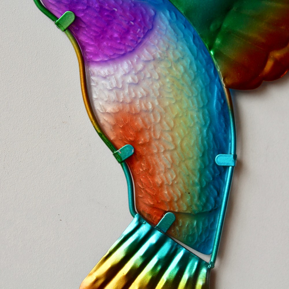 Hummingbird Metal Wall Art Australian Bird Hanging Decor ...