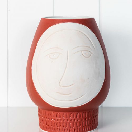 Modern Face Ceramic Decorative Vase