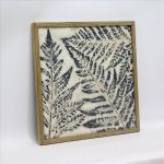 Blue Leaves Metal Wall Art_1