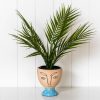 Modern Face Planter Handmade Terracotta Pot