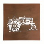 Tractor Metal Art Rustic Laser Cut Wall Decor