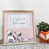 You Are Pawsome Dog Pink Wooden Photo Picture Frame