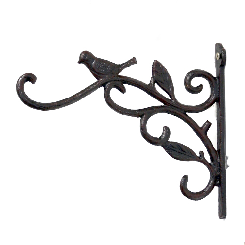 Iron Metal Bird Corner Bracket Key Holder Hook