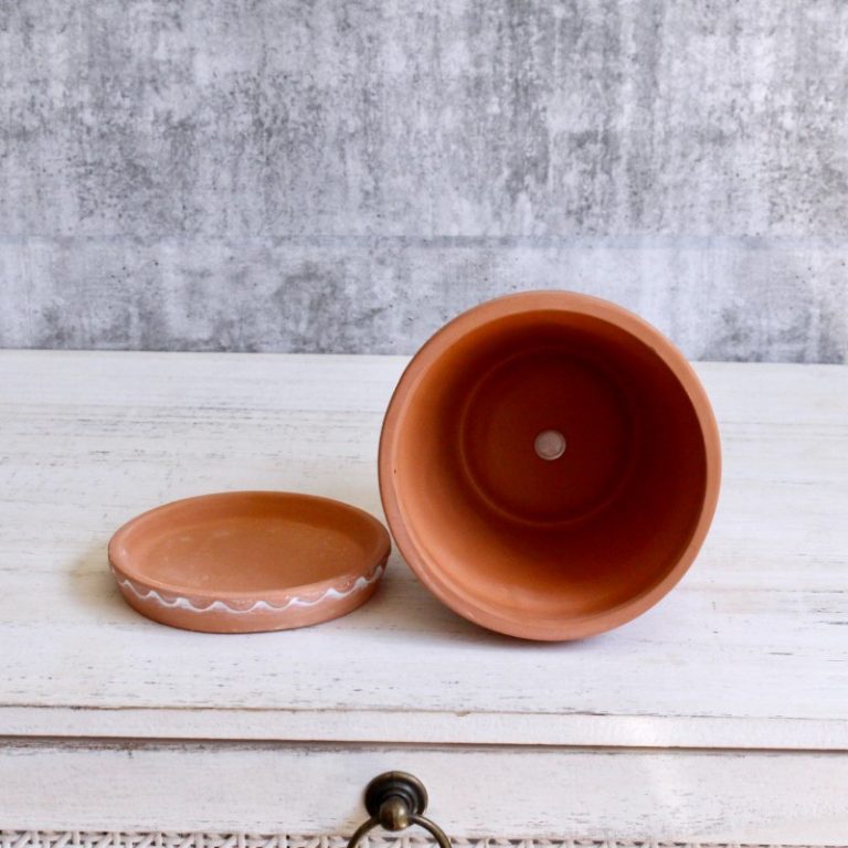 Terracotta Herb Planter With Saucer Dalisay