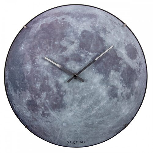 NeXtime Moon Dome Silent Wall Clock