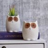 Sandy Owl Planter Pot - Set of 2