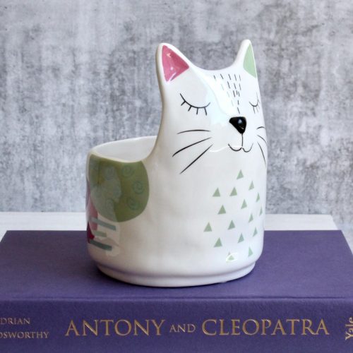 Colourful Kitty Cat Planter Pot