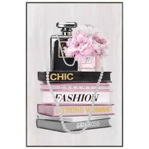 Fashion Perfume Framed Canvas Wall Art