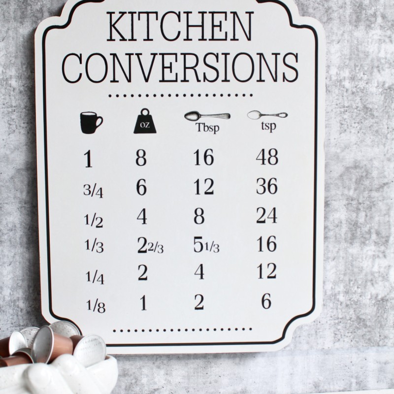 Kitchen Conversions Wooden Wall Plaque Sign
