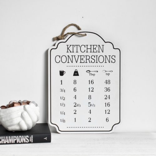 Kitchen Conversions Wooden Wall Plaque Sign