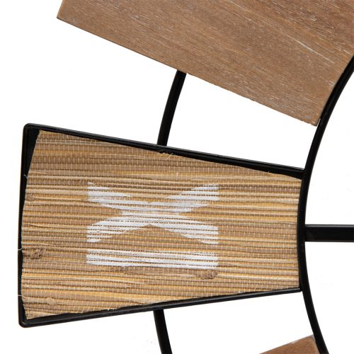 XL Large Hamptons Natural Wooden Wall Clock