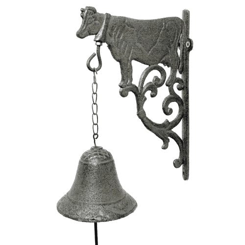 Cast Iron Cow Door Bell