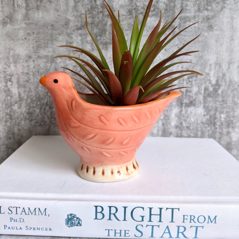 Pink Bird Succulent Planter Pot