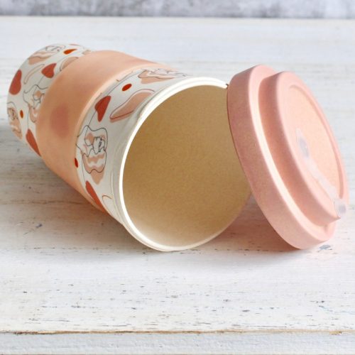 Pink Girl Eco Travel Coffee Cup