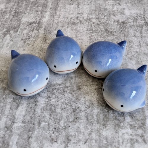 Set of 4 Floating Blue Whales
