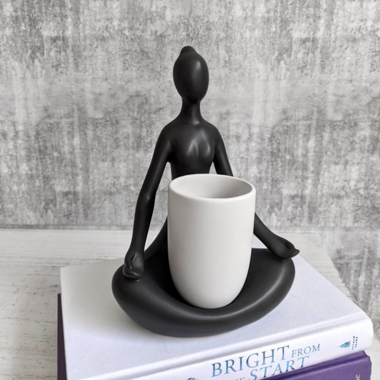 Yoga Lady Planter Pot, 21cm Dalisay