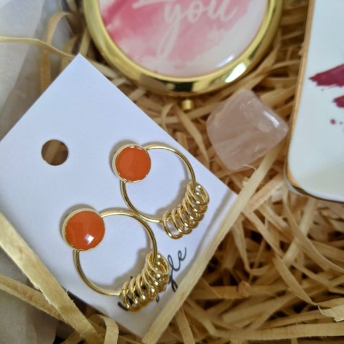 Earring Lovers Gift Hamper | Love You Birthday Box - Earrings + Candle + Trinket Dish