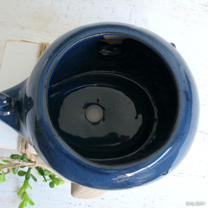 Happy Blue Whale Planter Pot