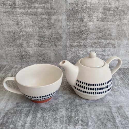 Blue White Ceramic Tea for One Set