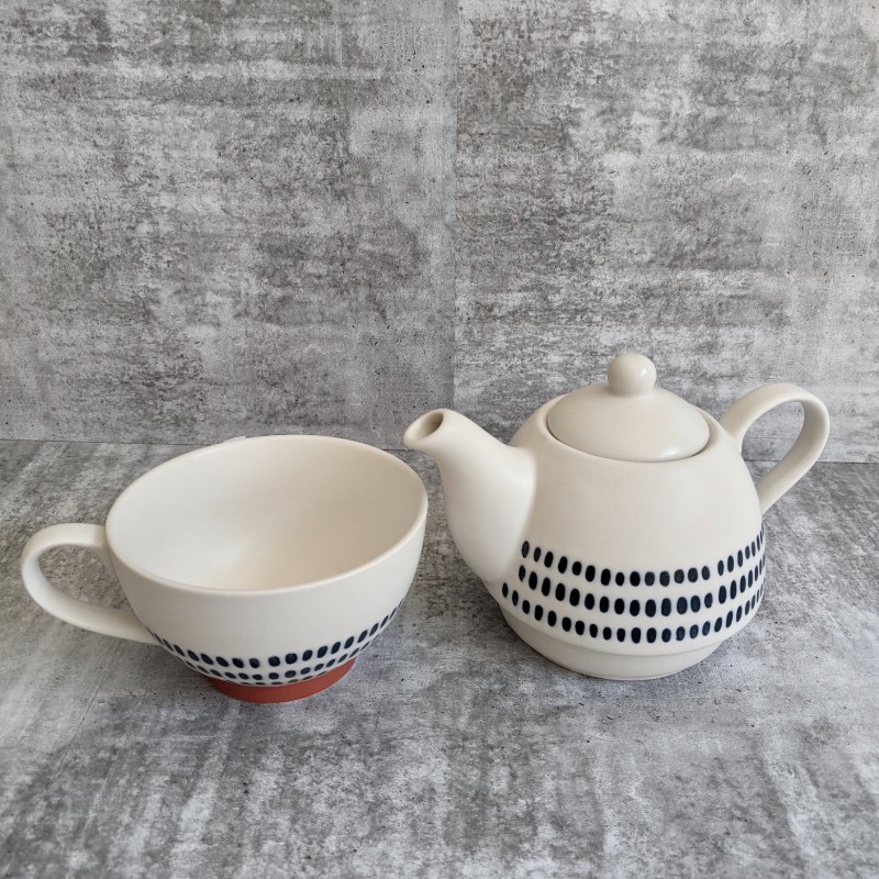 Blue White Ceramic Tea for One Set