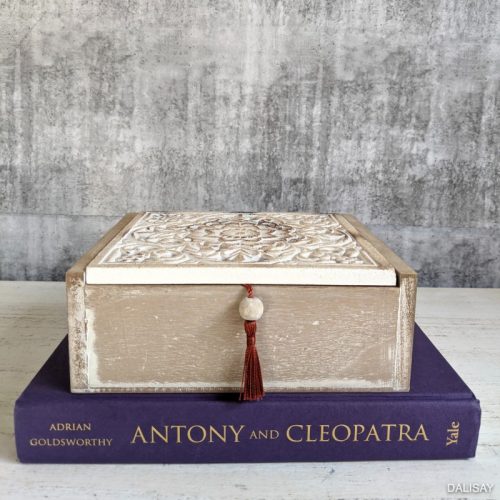 Hamptons Mandala Trinket Box With Tassels