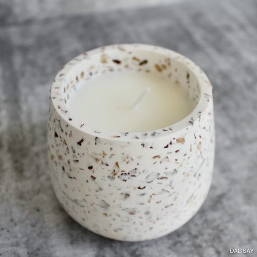 Terrazzo Scented Candle Jar