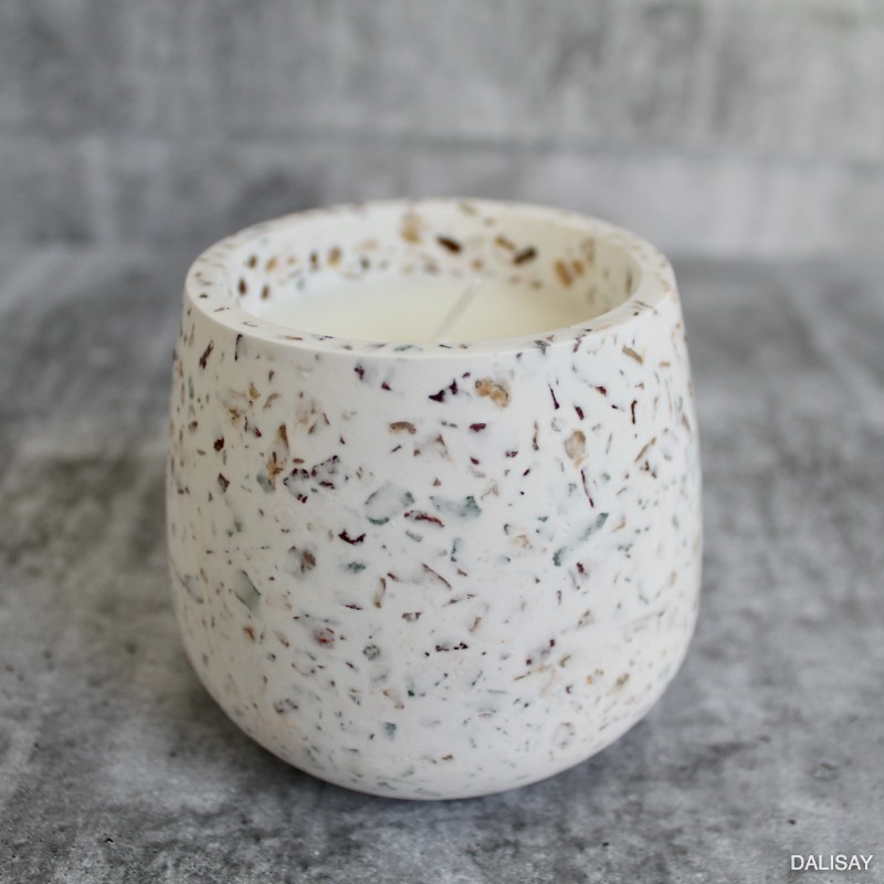 Terrazzo Scented Candle Jar