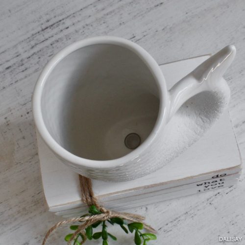 White Fishtail Planter Pot