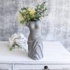 Grey Women Figure Head Flower Vase