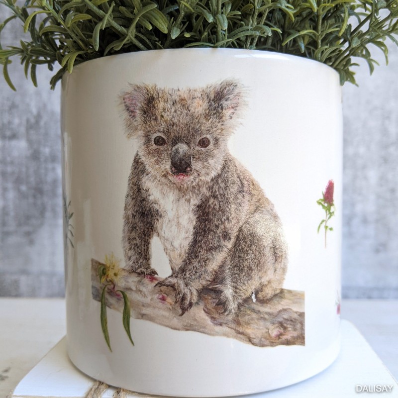 Wild Koala Wombat Duo Planter Pot