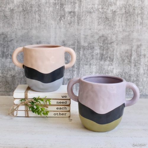 Nude Planter Pot With Handles