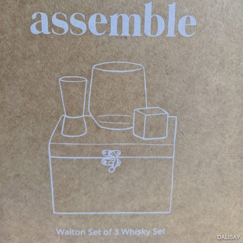Set of 3 Whiskey Gift Set with Wooden Box