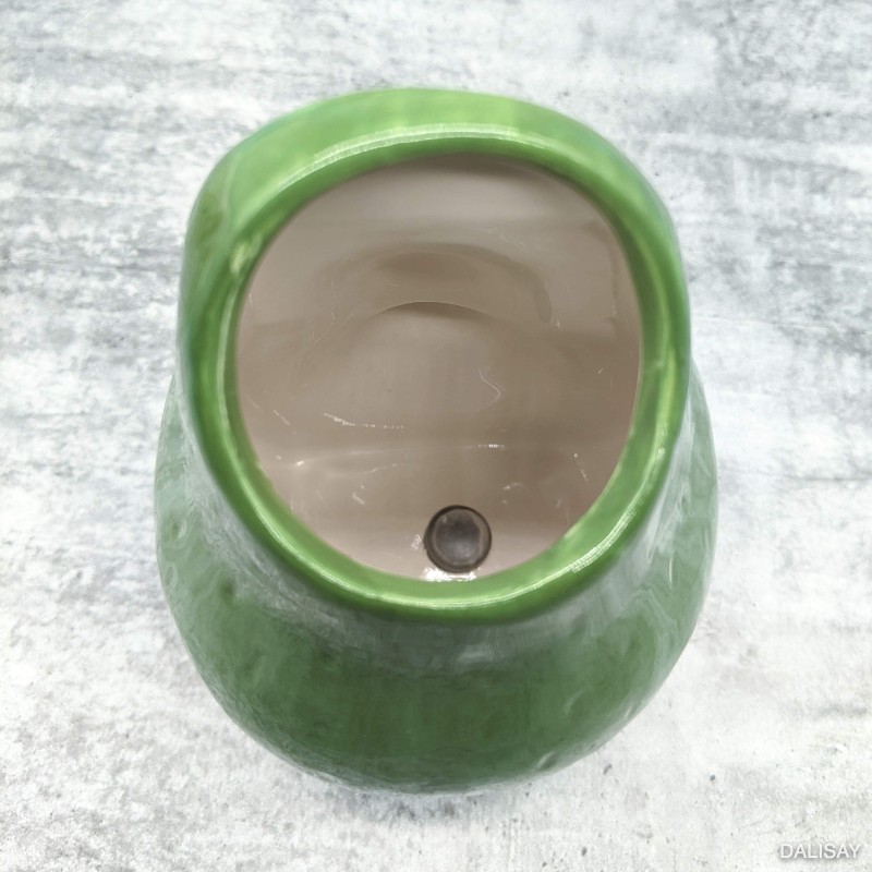 Green Avocado Planter Pot