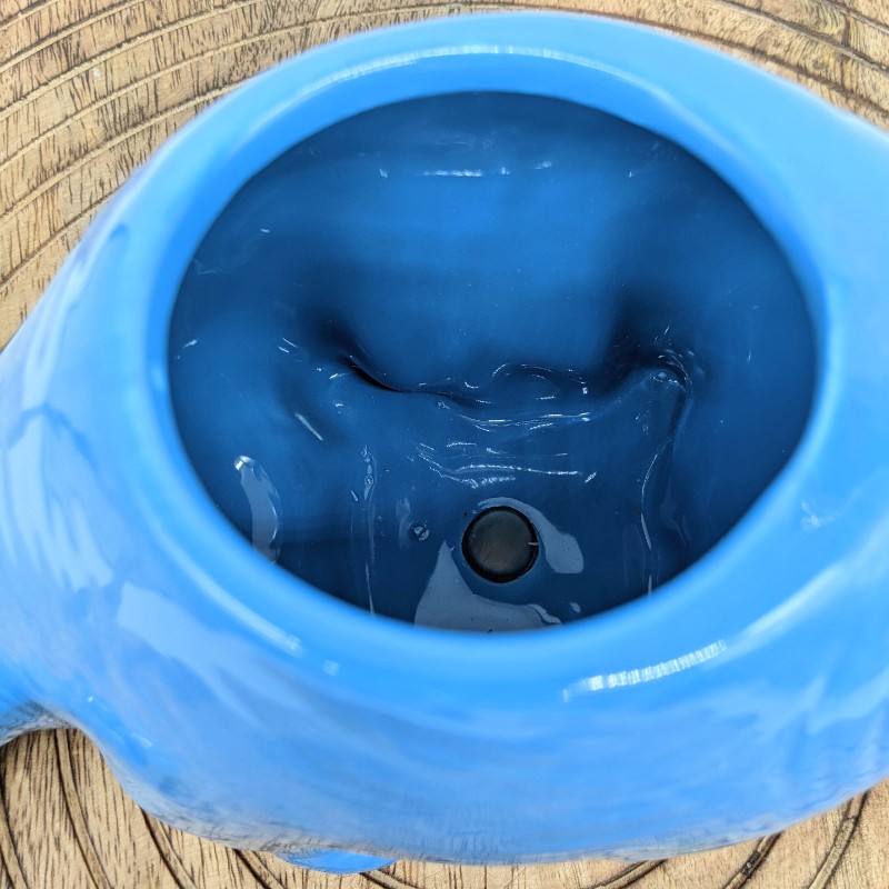 Blue Dinosaur Planter Pot