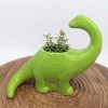 Green Dinosaur Planter Pot