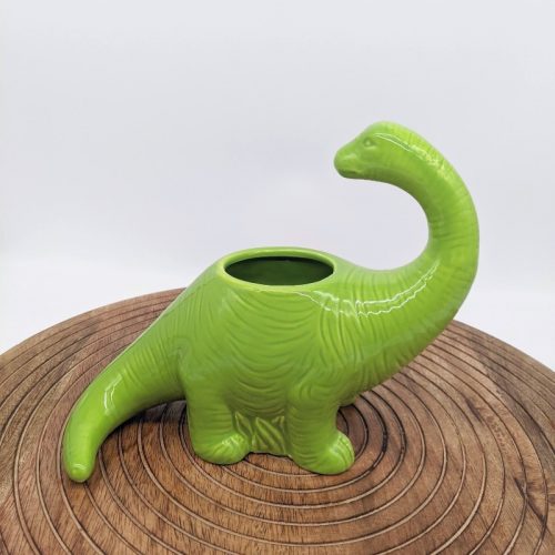 Green Dinosaur Planter Pot