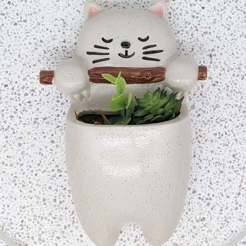 Hanging Cat Planter Pot