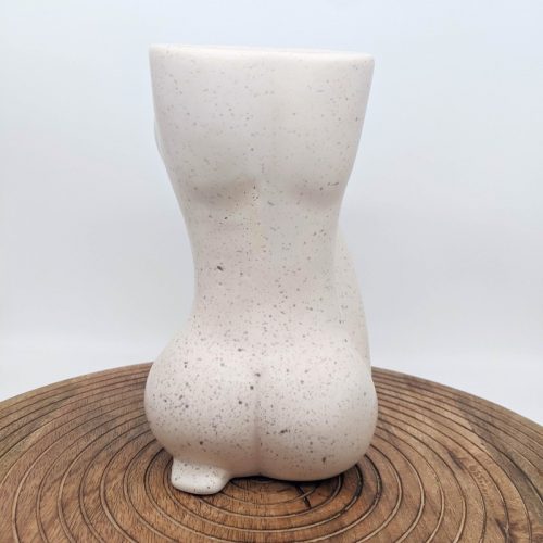 Sitting Women Body Shape Planter Vase