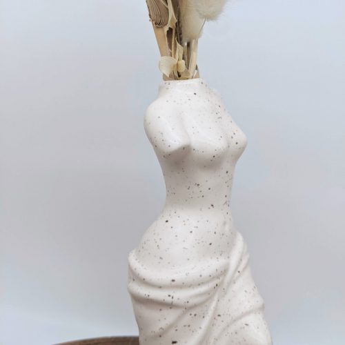 Women Body Sculpture Flower Vase