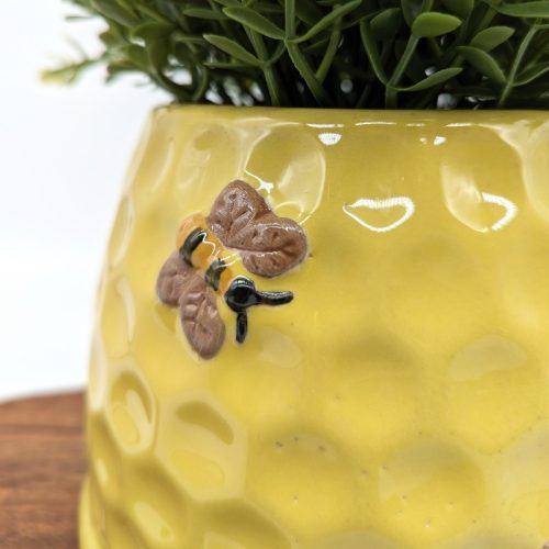 Buzzing Bees Ceramic Planter Pot